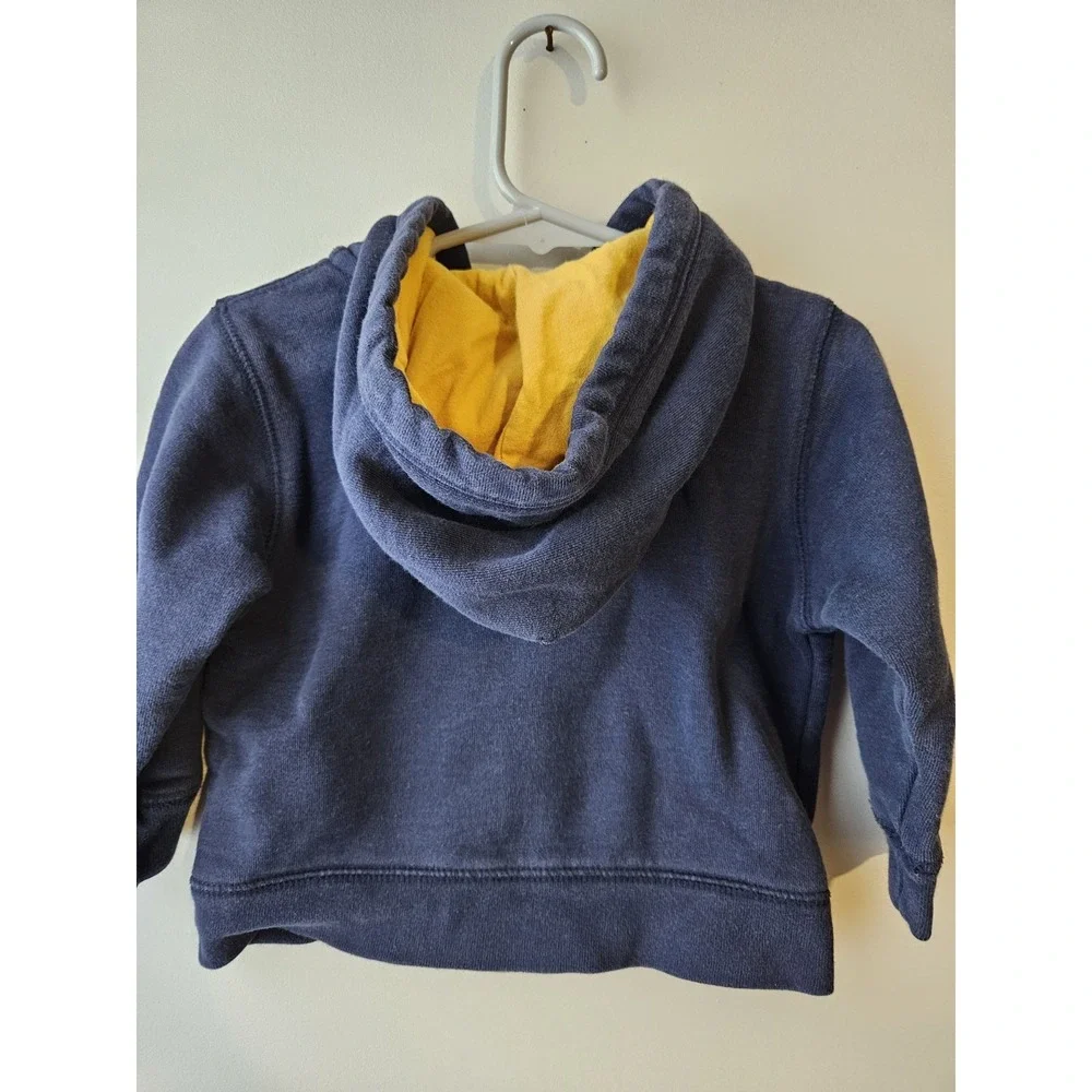 Osh Kosh B'Gosh‎ Hoodie Boy's Size 2T Toddler Zip-Up Hooded Lined Pockets